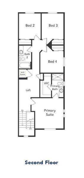 2D floor plan layout of this home in Banning Lewis Ranch - New Homes Colorado Springs, Colorado Springs, CO (Image 3). 2D floor plan layout of this home in Banning Lewis Ranch - New Homes Colorado Springs, Colorado Springs, CO (Image 3).