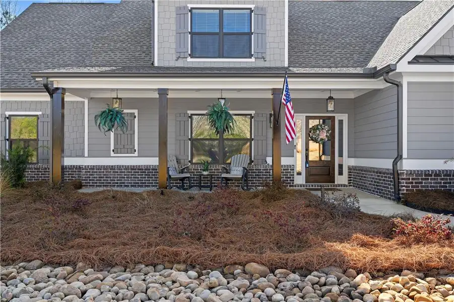 Exterior details and patio area of a home in , Monroe (Image 27).