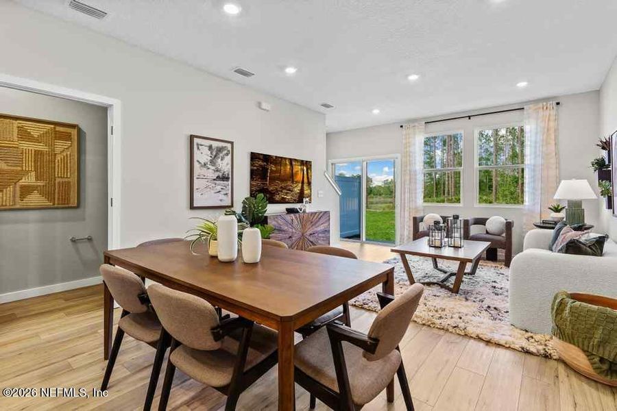 Furnished interior view inside a new home in , Jacksonville (Image 15).