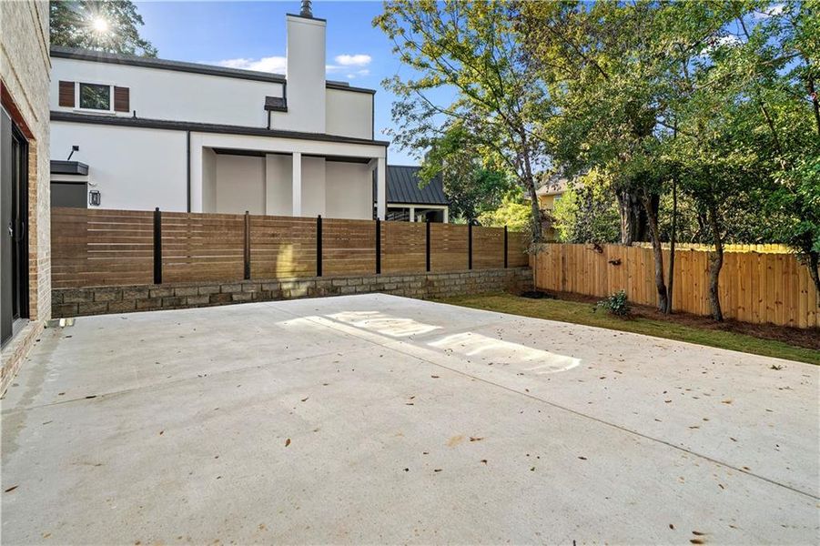 Exterior details and patio area of a home in , Atlanta (Image 37).