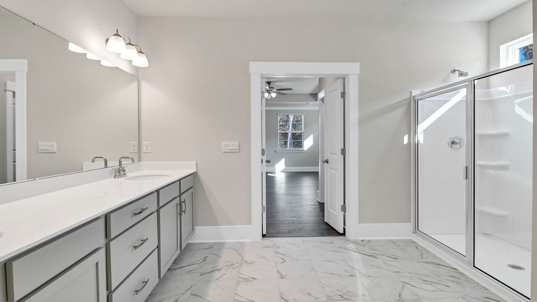 Furnished interior view inside a new home in Livingston Woods, Irmo (Image 15).