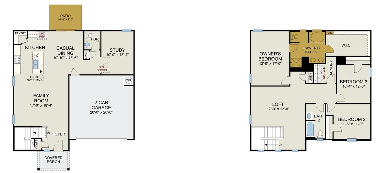 2D floor plan layout of this home in McLean Landing, Cameron, NC (Image 2). 2D floor plan layout of this home in McLean Landing, Cameron, NC (Image 2).