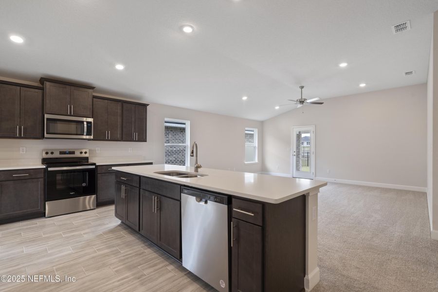 Furnished interior view inside a new home in , Green Cove Springs (Image 6).