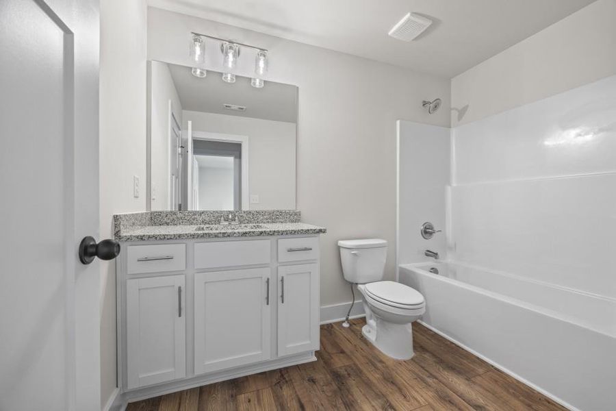 Furnished interior view inside a new home in , Hartwell (Image 11).