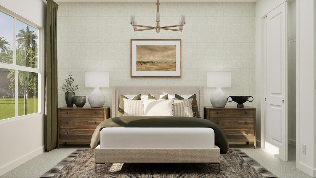 Furnished interior view inside a new home in Lotis Wellington: The Promenade Collection, Wellington (Image 10). Furnished interior view inside a new home in Lotis Wellington: The Promenade Collection, Wellington (Image 10).