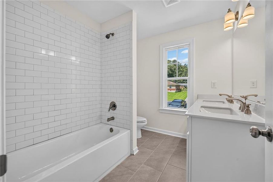 Furnished interior view inside a new home in , Decatur (Image 9).