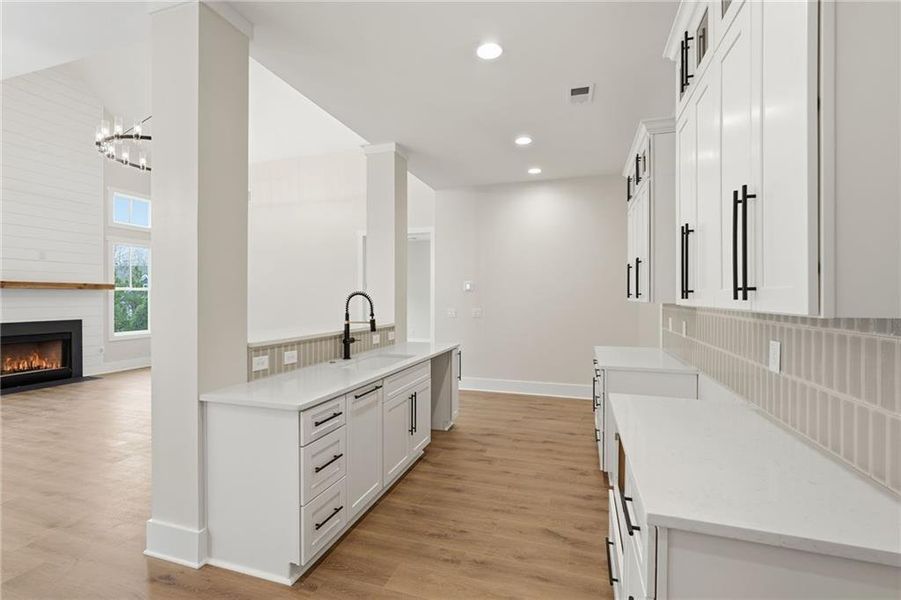 Furnished interior view inside a new home in , Dawsonville (Image 37).