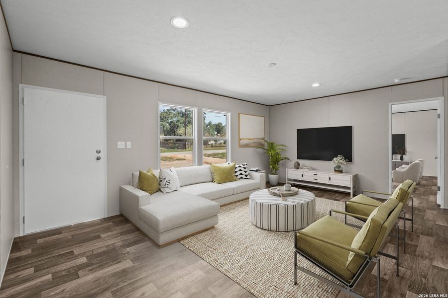 Furnished interior view inside a new home in , Floresville (Image 8).