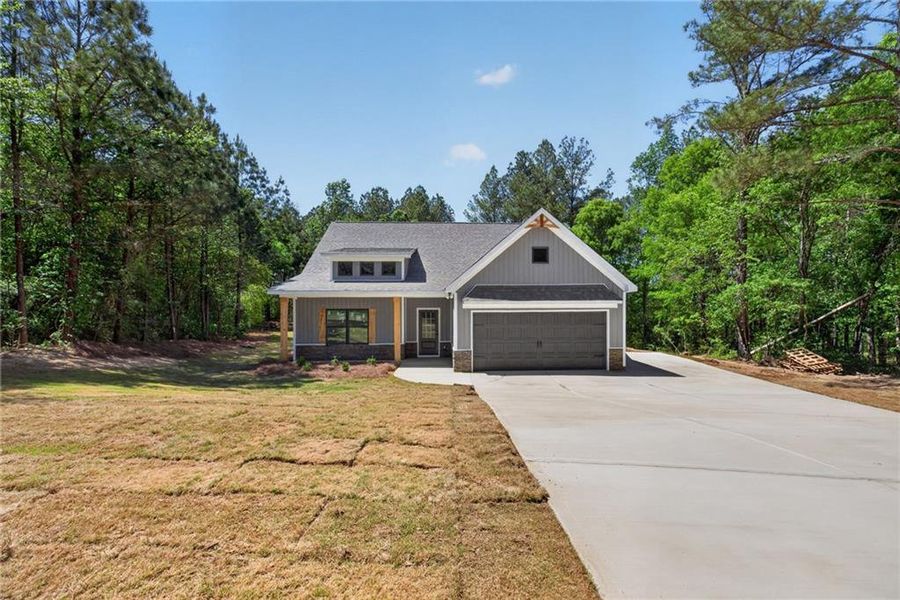 Front exterior of a new home in , Taylorsville, GA, highlighting curb appeal (Image 29).
