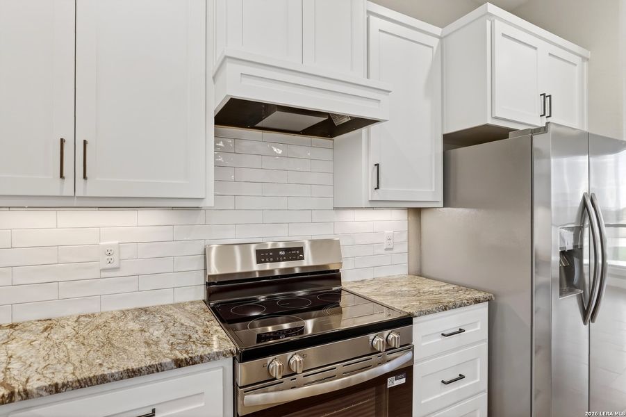 Furnished interior view inside a new home in , Poth (Image 16).