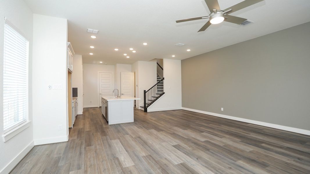 Furnished interior view inside a new home in Independence Heights, Houston (Image 15).