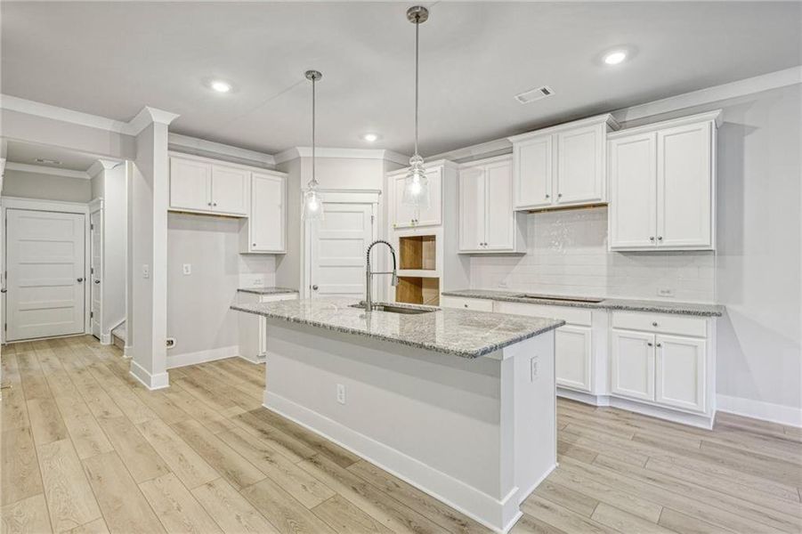 Furnished interior view inside a new home in Ponderosa Farms Estates, Gainesville (Image 14).