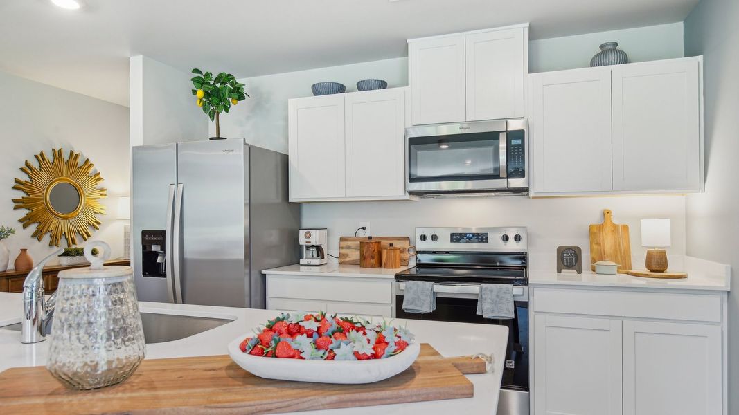 Furnished interior view inside a new home in Parkside Point, Portland (Image 17).