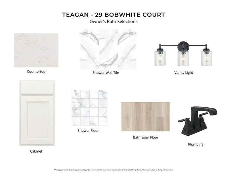 Sample of building materials used in homes in Hidden Fields, Hoschton (Image 4).