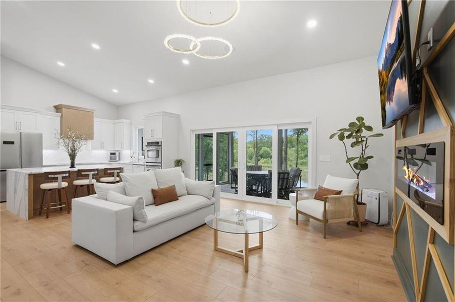 Furnished interior view inside a new home in , Eatonton (Image 7).
