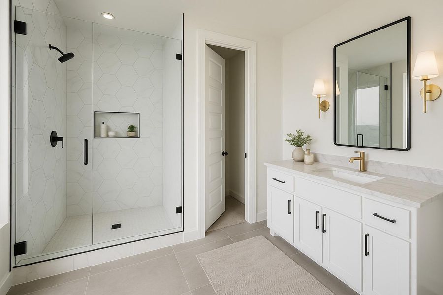 Furnished interior view inside a new home in , Austin (Image 7).