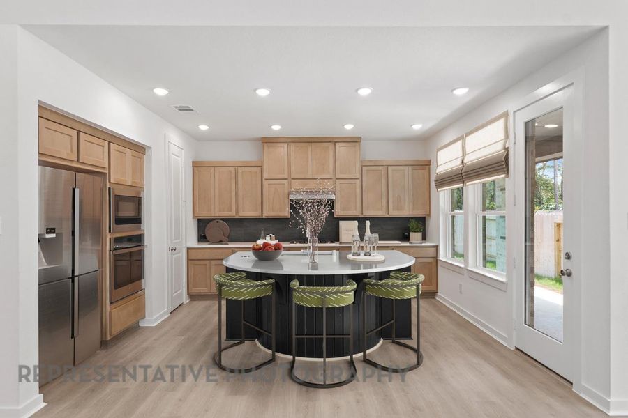 Furnished interior view inside a new home in ARTAVIA: 50ft. lots, Conroe (Image 11). Furnished interior view inside a new home in ARTAVIA: 50ft. lots, Conroe (Image 11).