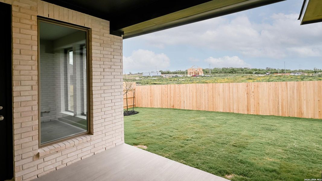 Exterior details and patio area of a home in The Parklands, Schertz (Image 3). Exterior details and patio area of a home in The Parklands, Schertz (Image 3).