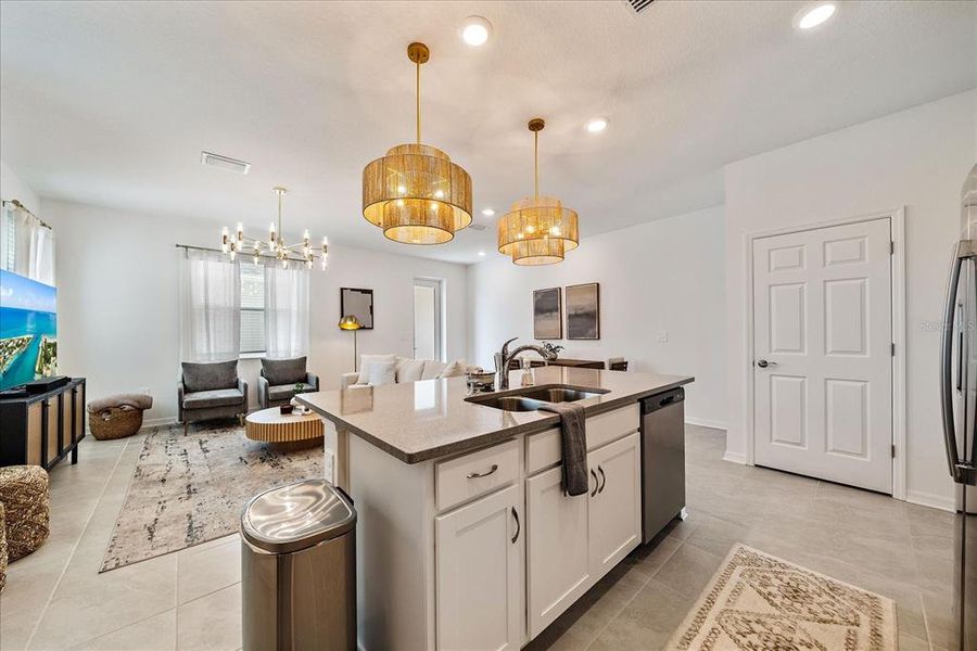 Furnished interior view inside a new home in , Sarasota (Image 13).