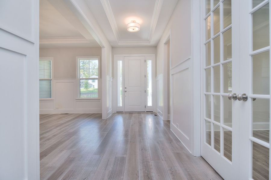 Representative unfurnished interior of a home built from the Davidson by Greybrook Homes in Harbor Watch, Statesville (Image 25).
