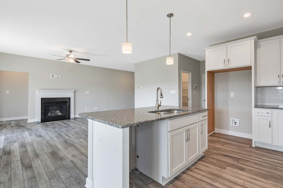 Representative furnished interior of a home built from the Dogwood by Caviness & Cates Communities in Maggie Way, Wendell (Image 135).