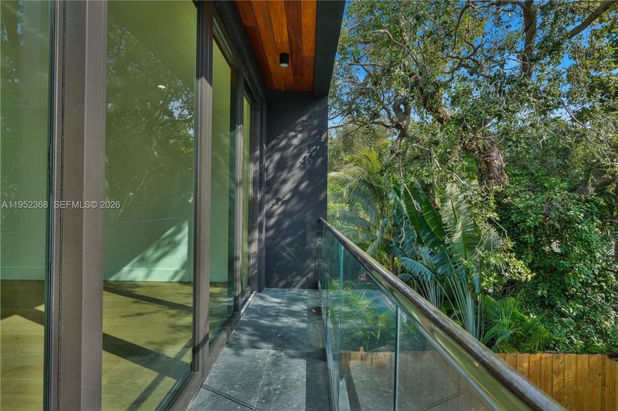 Exterior details and patio area of a home in , Miami (Image 3).