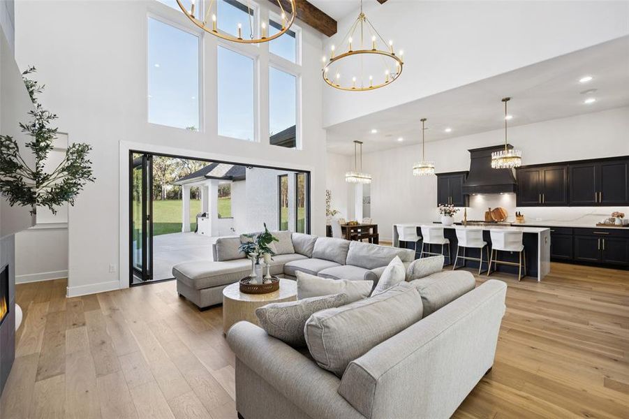 Furnished interior view inside a new home in , Flower Mound (Image 25).