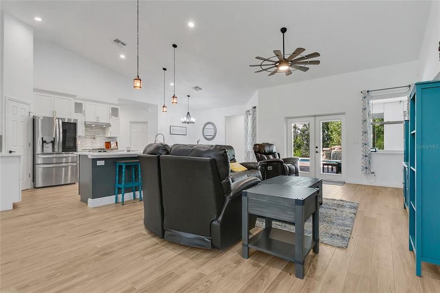 French Doors to Pool French Doors to Pool