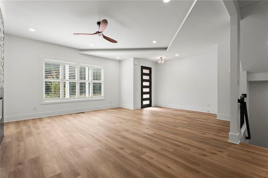 Spacious, unfurnished interior of a new home in , Stockbridge (Image 37).