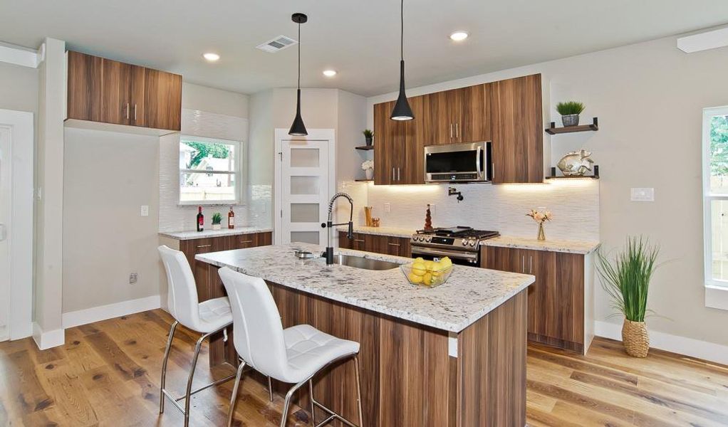 Furnished interior view inside a new home in , Dallas (Image 14). Furnished interior view inside a new home in , Dallas (Image 14).