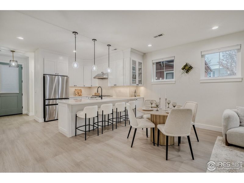 Furnished interior view inside a new home in , Denver (Image 9).