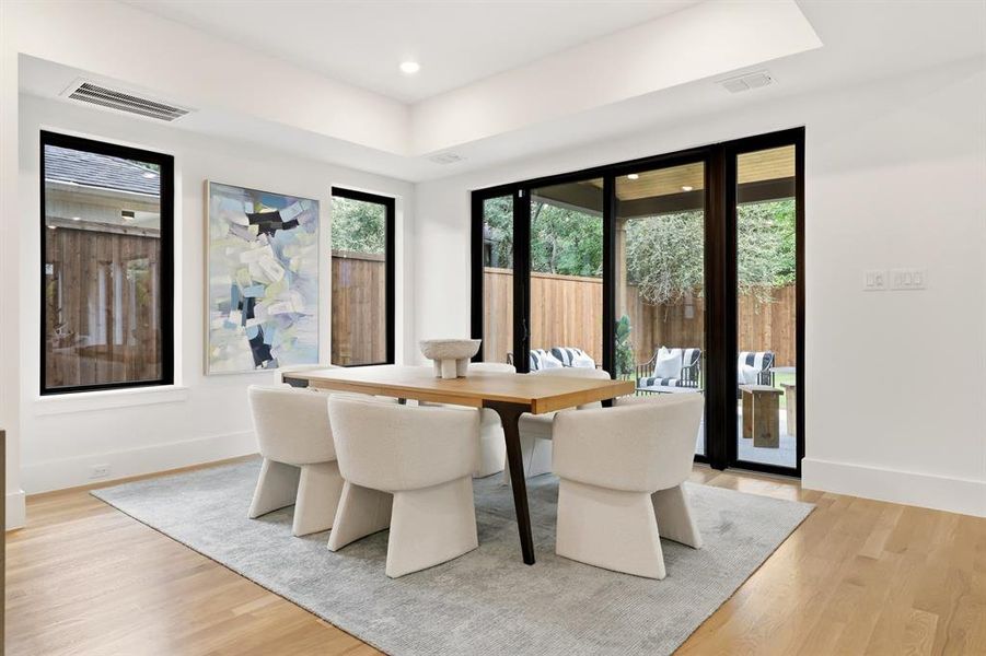 Furnished interior view inside a new home in , Dallas (Image 16).