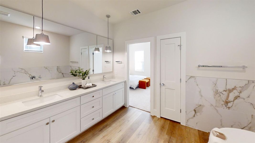 Furnished interior view inside a new home in , Houston (Image 2). Furnished interior view inside a new home in , Houston (Image 2).