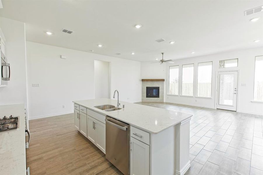 Furnished interior view inside a new home in Preserve at Honey Creek, McKinney (Image 9).