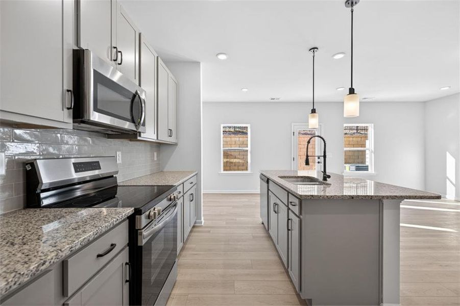 Furnished interior view inside a new home in Sanders Park, Austell (Image 12).