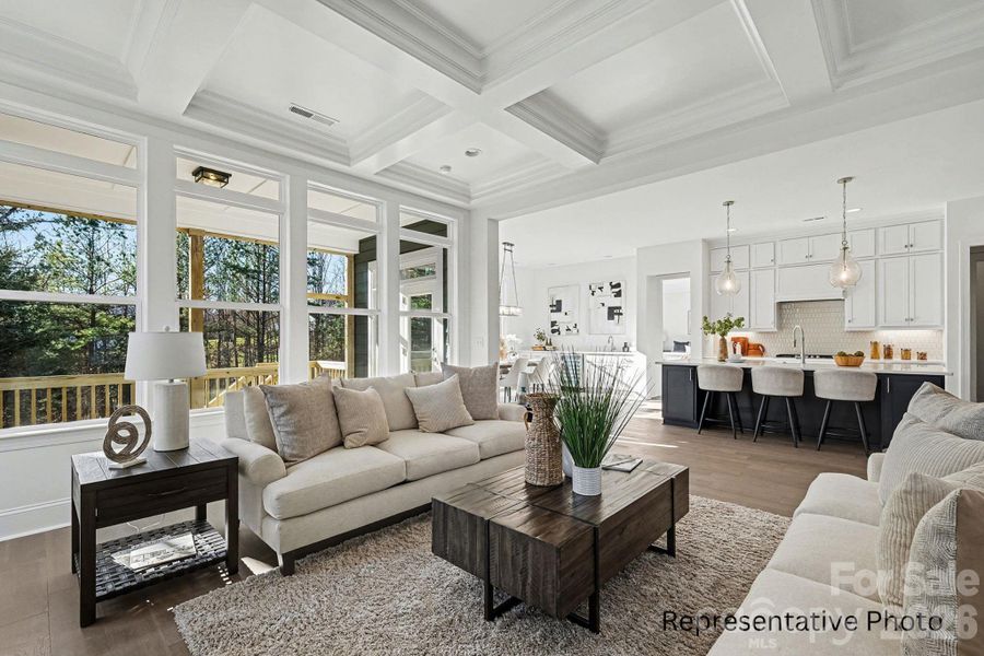 Furnished interior view inside a new home in Shepherds Trace, Clover (Image 28).