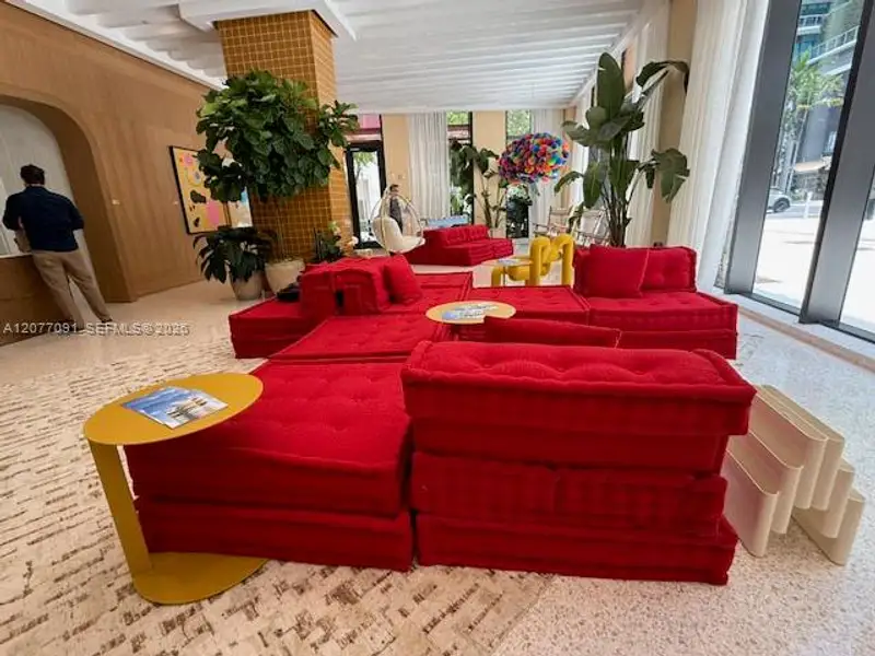 Furnished interior view inside a new home in , Miami (Image 4).