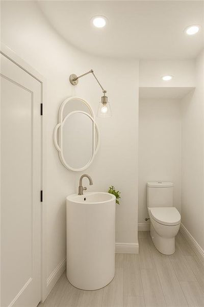 Furnished interior view inside a new home in , Atlanta (Image 10).