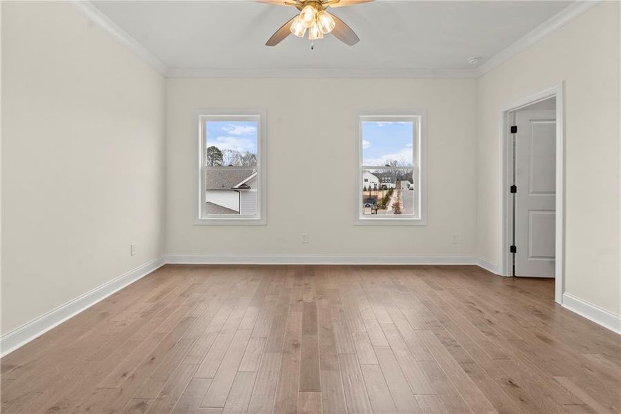 Spacious, unfurnished interior of a new home in Waterside Townhomes, Peachtree Corners (Image 22).