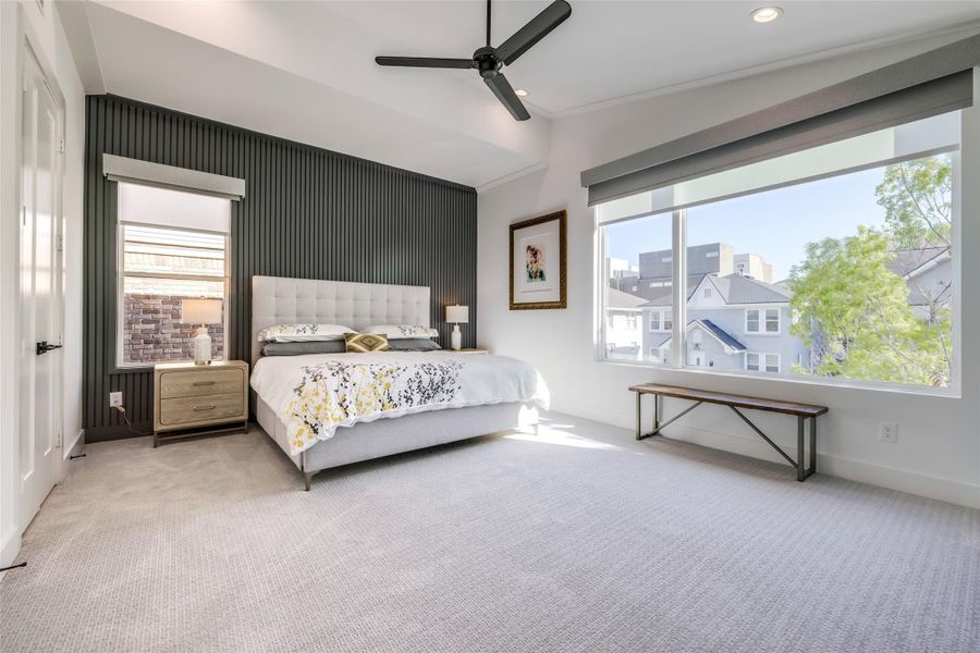 Furnished interior view inside a new home in , Houston (Image 39).