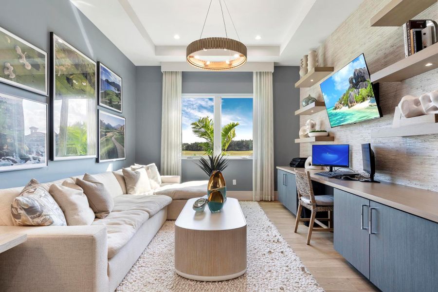 Furnished interior view inside a new home in , Port St. Lucie (Image 12).