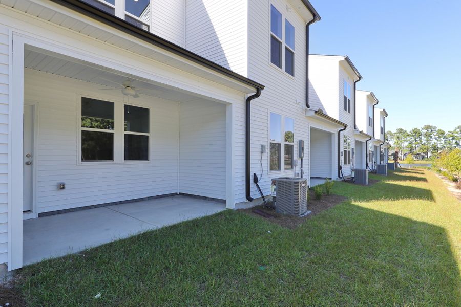 Exterior details and patio area of a home in Bally Castle, Murrells Inlet (Image 23). Exterior details and patio area of a home in Bally Castle, Murrells Inlet (Image 23).