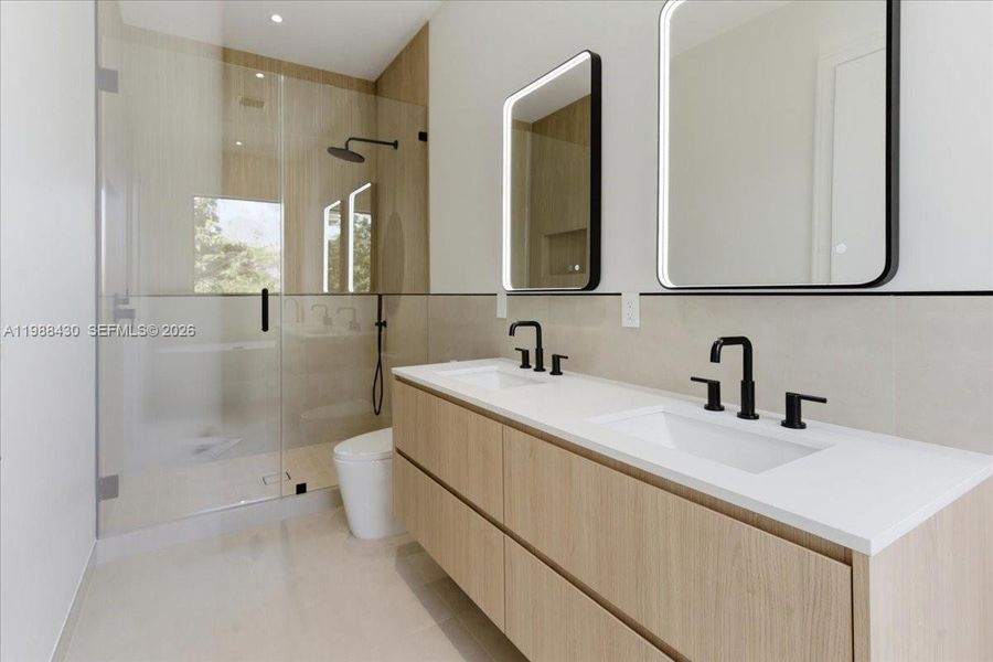 Furnished interior view inside a new home in , Miami (Image 39). Furnished interior view inside a new home in , Miami (Image 39).