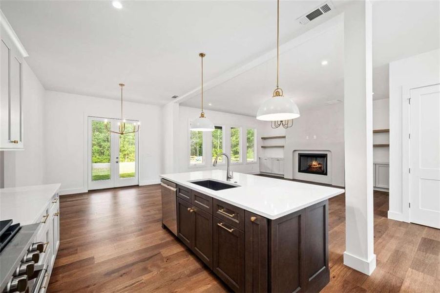 Furnished interior view inside a new home in , Maysville (Image 11).