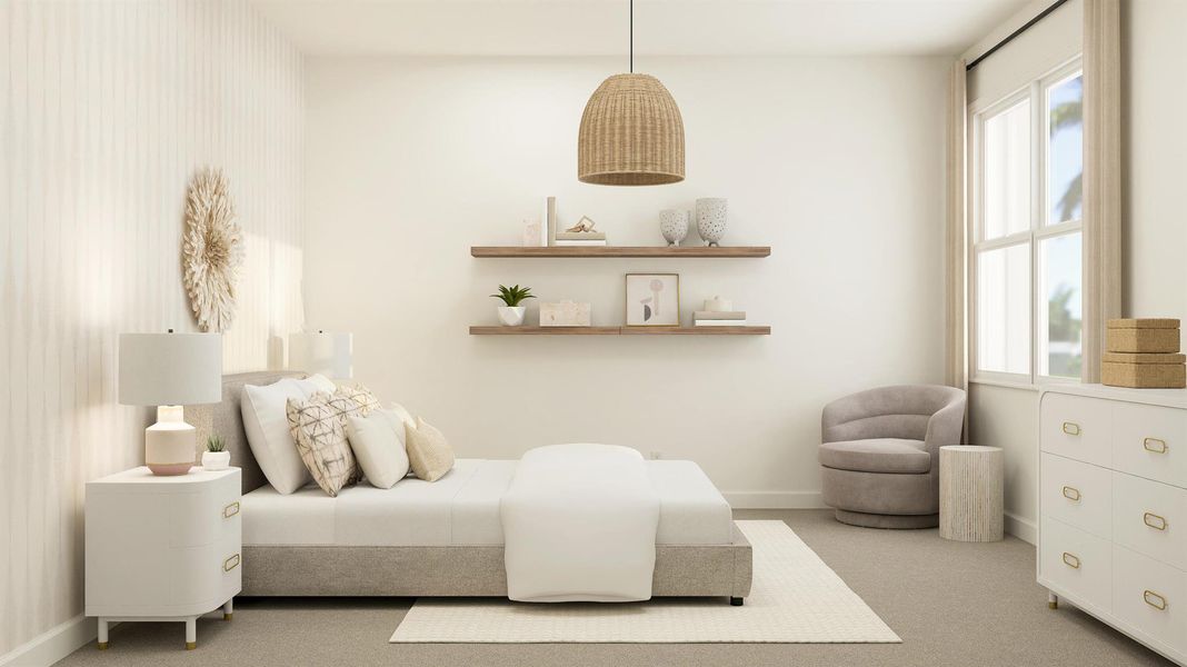 Furnished interior view inside a new home in , The Acreage (Image 11).