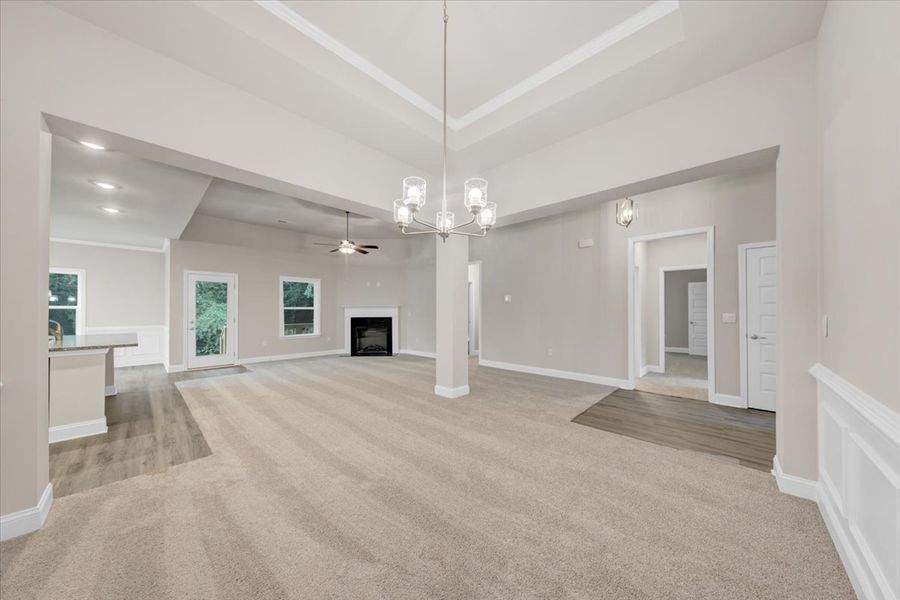 Spacious, unfurnished interior of a new home in Scarlett Place, Bowdon (Image 18).