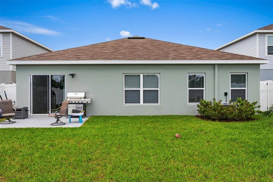 Exterior details and patio area of a home in , Brooksville (Image 28).