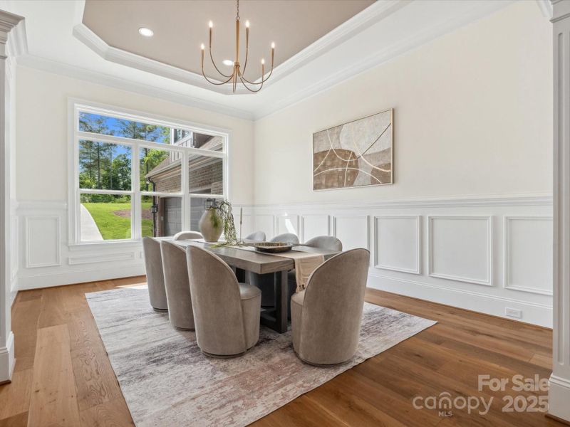 Furnished interior view inside a new home in , Connelly Springs (Image 7).