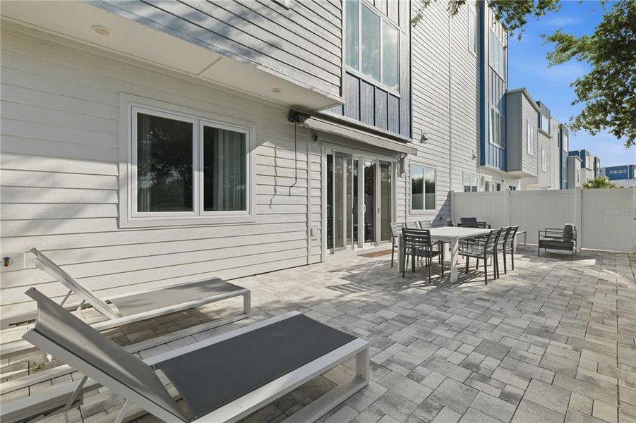 Exterior details and patio area of a home in , Reunion (Image 2). Exterior details and patio area of a home in , Reunion (Image 2).