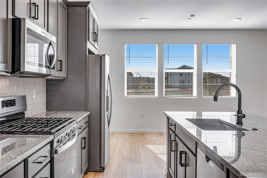 Furnished interior view inside a new home in , Arvada (Image 11).